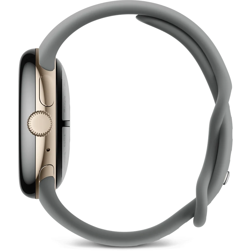 Google Pixel Watch 3 LTE Smartwatch, 41 mm, Champagne Gold / Hazel