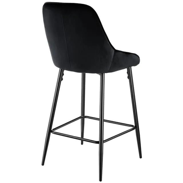 Tectake Siera Bar Stool with Backrest, 2-pack