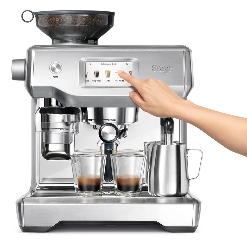 Sage The Oracle Touch Espresso Machine, Brushed Steel