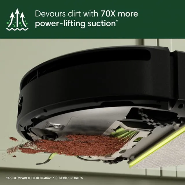iRobot Roomba Combo 205 Robotic Vacuum Cleaner L121040 (Black)