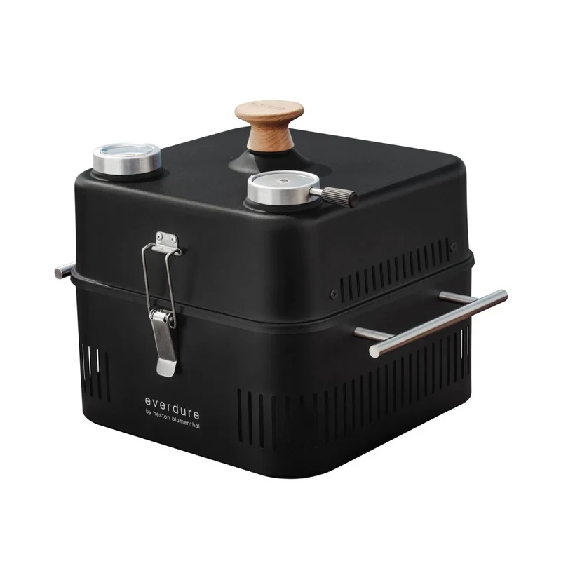 Everdure Cube 360 Charcoal BBQ Grill, Black