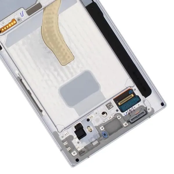 Samsung Original LCD and Touchscreen Assembly for Galaxy S22 Ultra, White