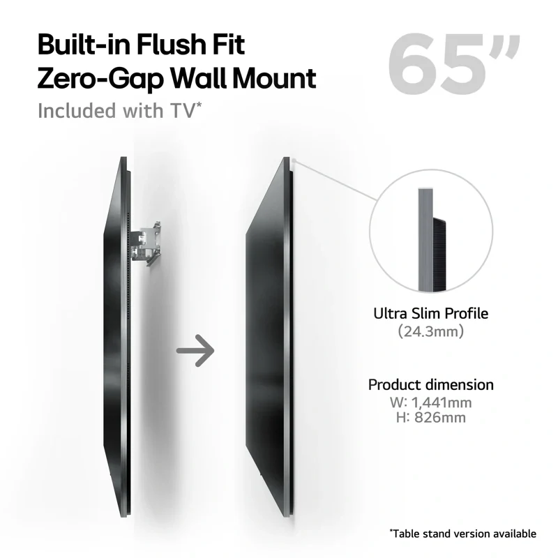 LG 65" G4 4K OLED evo TV (2024)