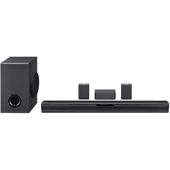 LG SQC4R 4.1 Soundbar Sound System with Rear Speakers