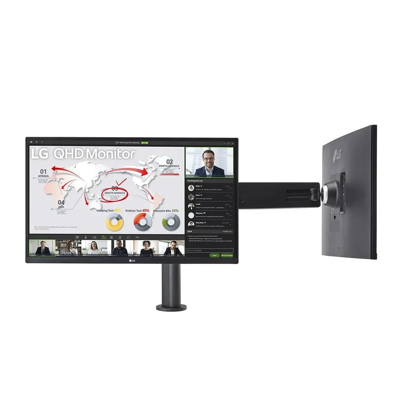 LG 27QP88DP-BS Ergo Dual Monitor