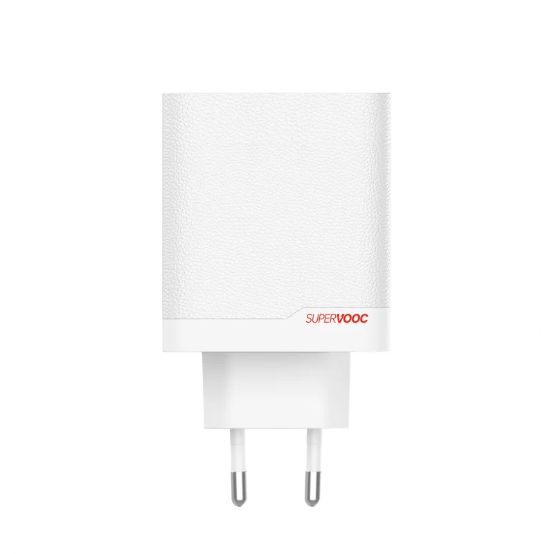 OnePlus SUPERVOOC 120W Dual Port Charger and Cable, White