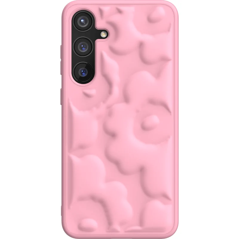 Samsung X Marimekko Embossed Case S24+ Pink