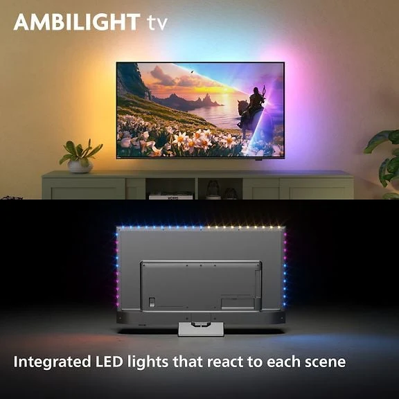 Philips 65" PUS8600 – 4K QLED Ambilight TV