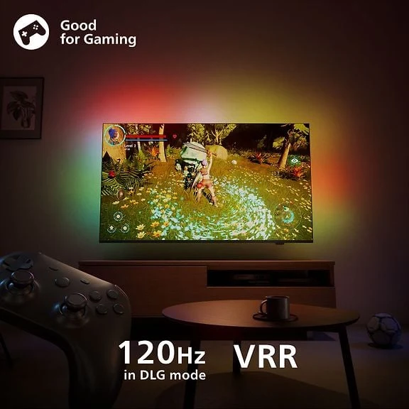 Philips 65" PUS8600 – 4K QLED Ambilight TV