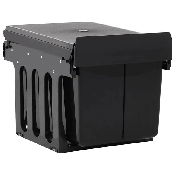 vidaXL Kitchen Cupboard Pull-Out Dustbin Soft-Close 48L