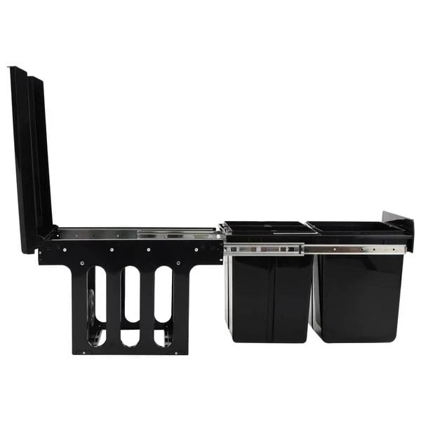 vidaXL Kitchen Cupboard Pull-Out Dustbin Soft-Close 48L