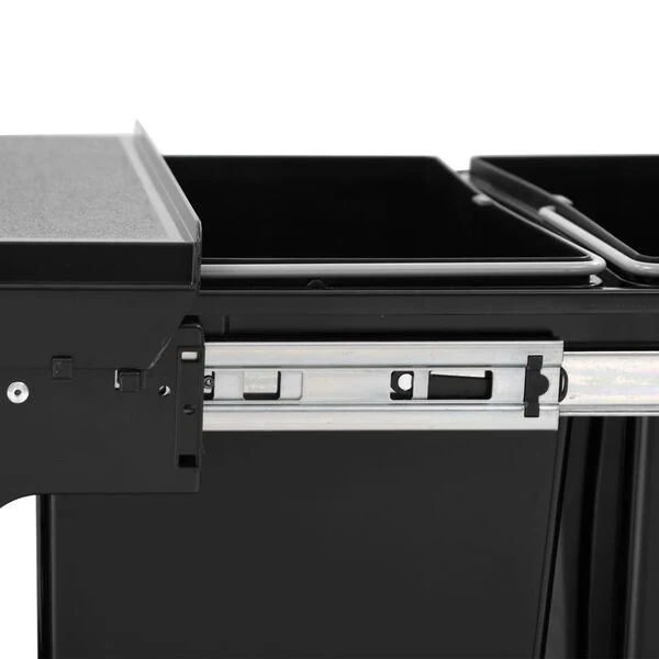 vidaXL Kitchen Cupboard Pull-Out Dustbin Soft-Close 48L