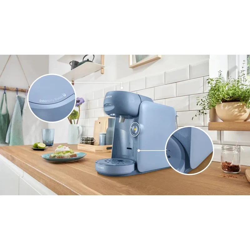 Bosch Tassimo Finesse TAS16B5 Capsule Coffee Machine, Blue