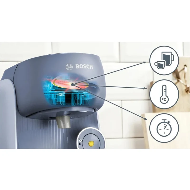Bosch Tassimo Finesse TAS16B5 Capsule Coffee Machine, Blue