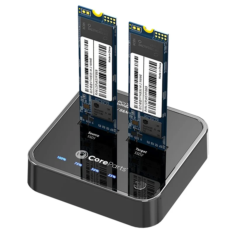 CoreParts NVME M.2 SSD Cloner Docking Station