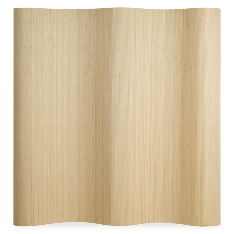 Bamboo Room Divider 200x250 cm, Natural