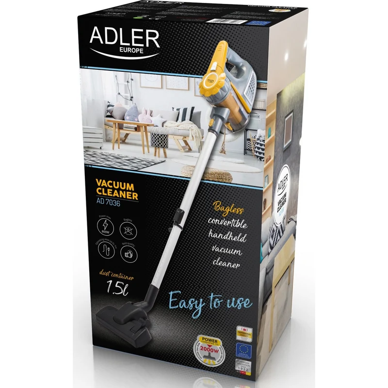 Adler AD 7036 Vacuum Cleaner, 800 W