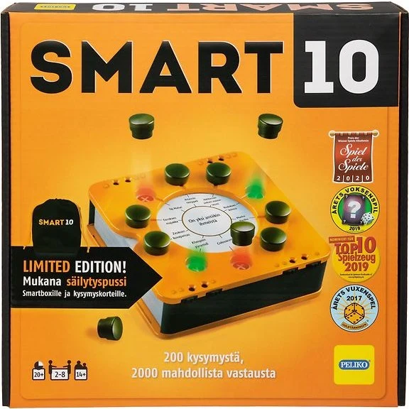 Smart10 Limited Edition quiz game with storage bag (FI)