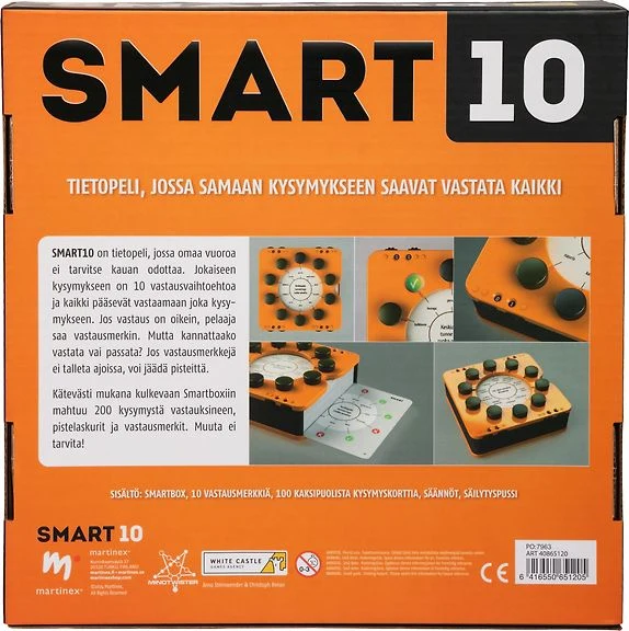 Smart10 Limited Edition quiz game with storage bag (FI)