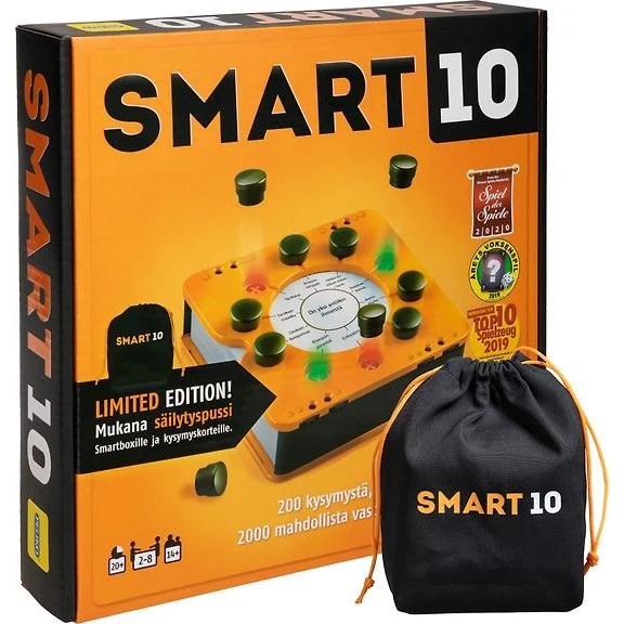 Smart10 Limited Edition quiz game with storage bag (FI)