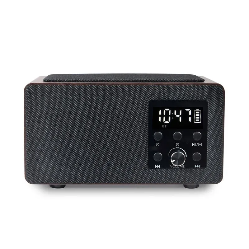 Portable radio receiver Manta RDI910WC, brown/black