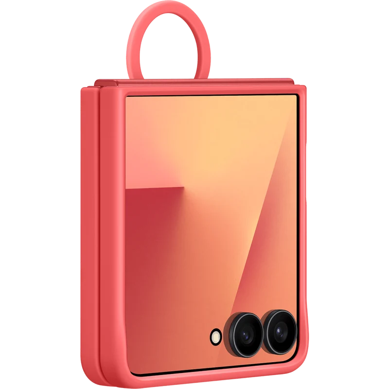 Samsung Z Flip7 Ring Case, Red