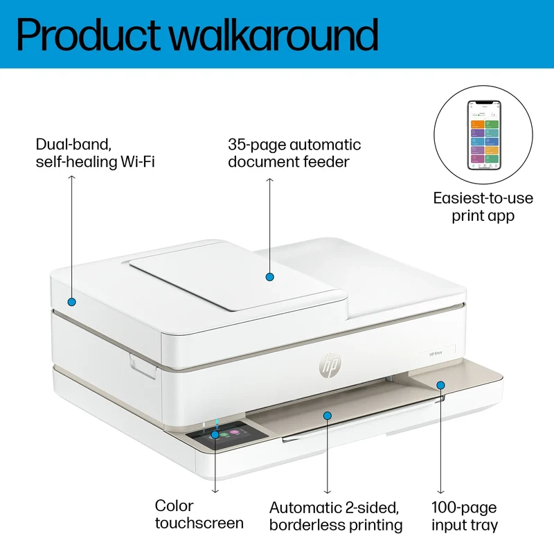 HP Envy 6520e All-in-One Multifunction Printer