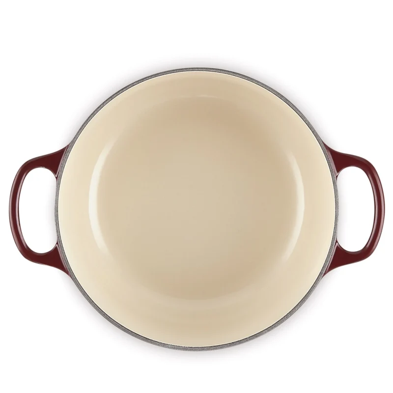 Le Creuset Signature Round Casserole, 26 cm, 5.3L, Garnet