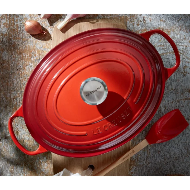 Le Creuset Signature Roaster oval 31cm cherry red