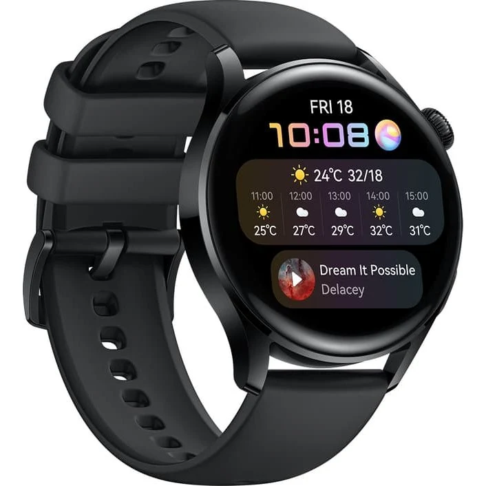 Huawei Watch 3 Active Edition Smartwatch 46 mm, Black