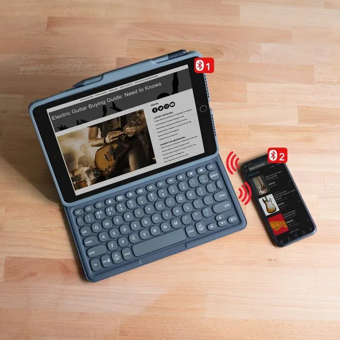 Zagg Pro Keys Wireless Keyboard & Case for Apple iPad 10.2" (7th, 8th, 9th Gen)