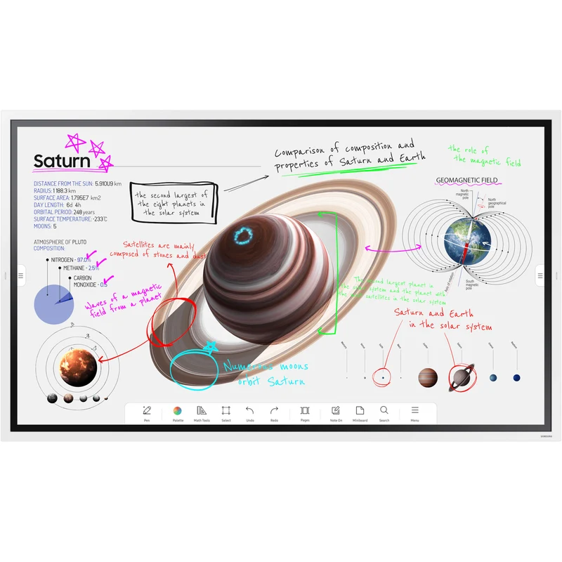 Samsung Flip Pro WM65B 65" 4K Interactive Touchscreen LED Display