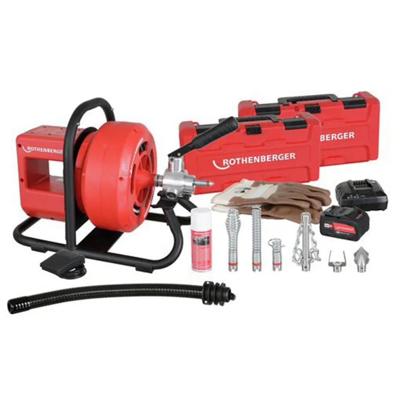 Unclogging machine Rothenberger Rodrum VarioClean 18V
