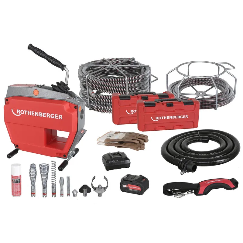 Unclogging machine Rothenberger R600 VarioClean 18V