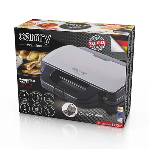 Sandwich maker Camry CR 3054 XL, 1300 W