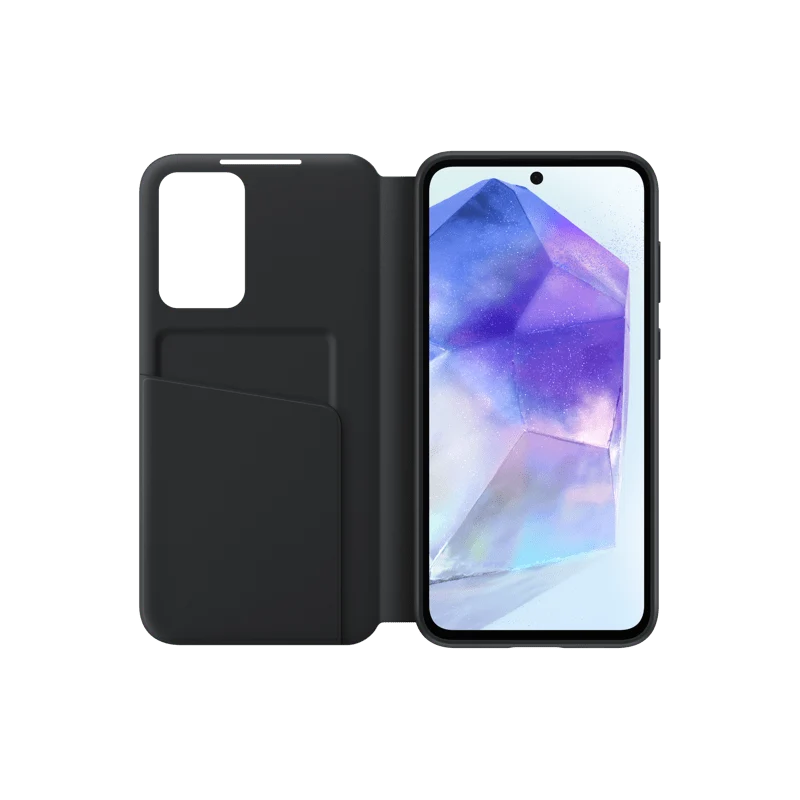 Samsung Galaxy A55 5G Smart View Wallet Case Black