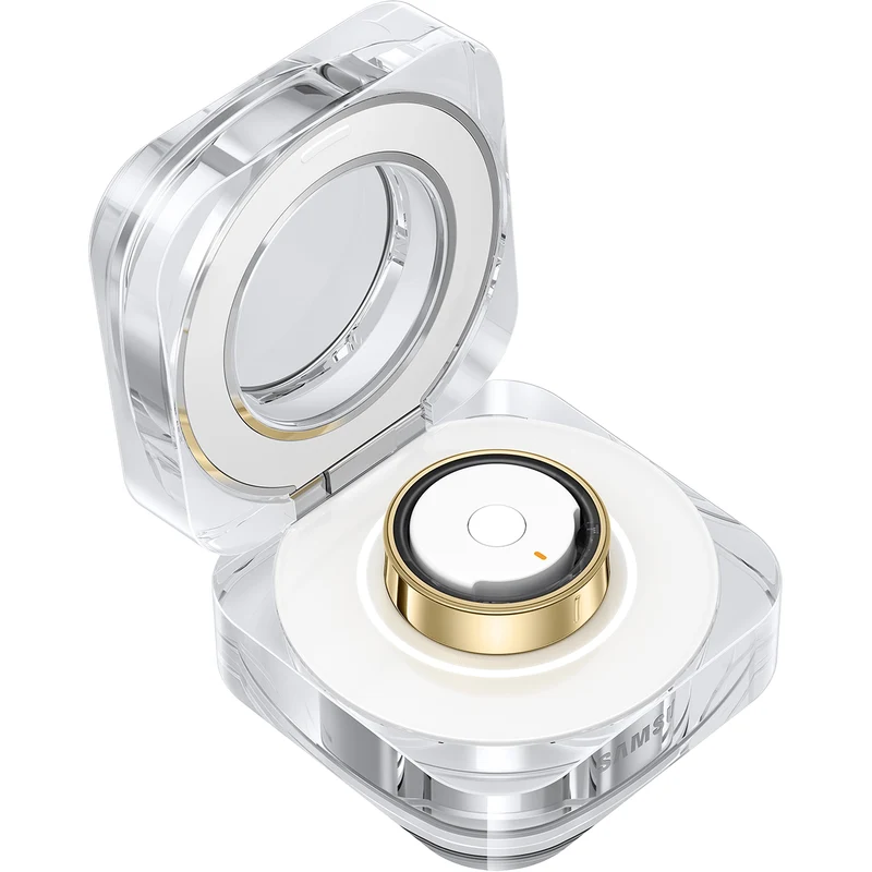 Samsung Galaxy Ring Titanium Gold, Size 14