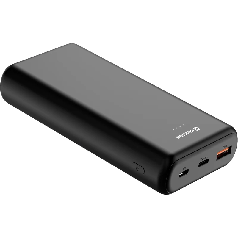 Swissten Power Bank 20,000 mAh PD QC3.0
