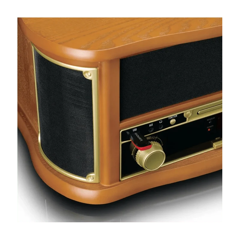 Lenco TDC-2571 Retro Stereo set, Wood