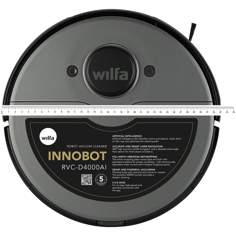 Wilfa Innobot RVC-4000AI Robot Vacuum