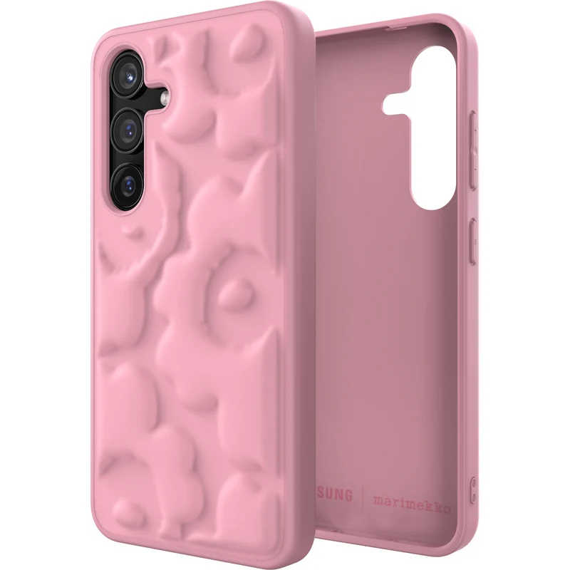 Samsung X Marimekko Embossed Case for Galaxy S24, Pink