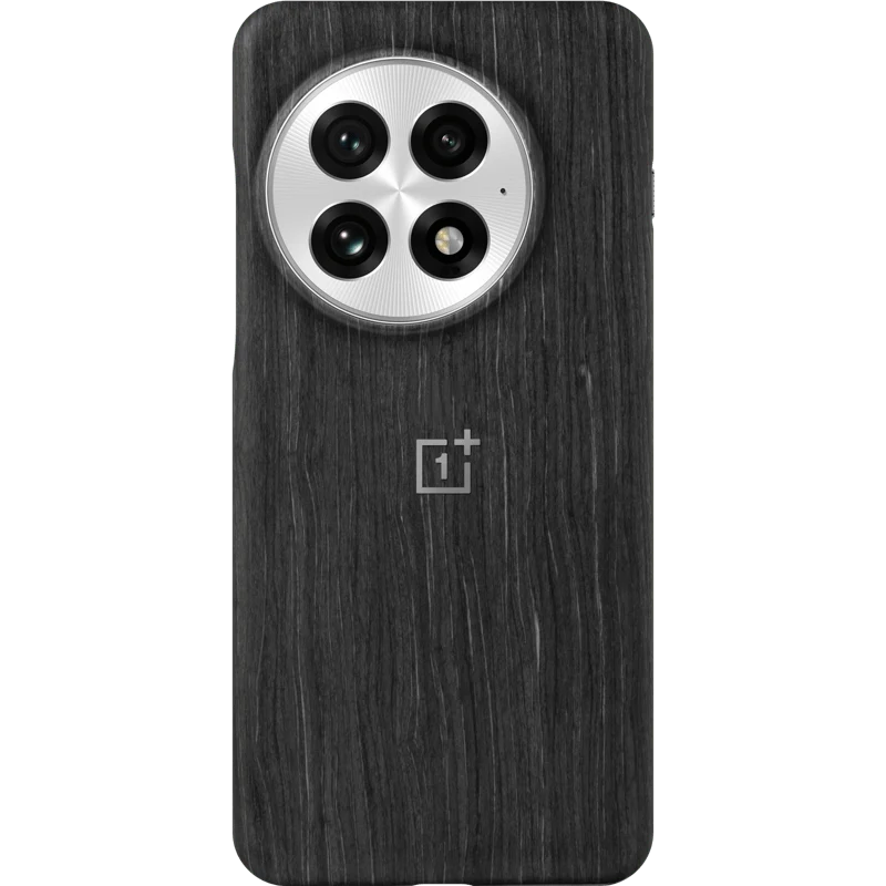 OnePlus 13 Wood Grain Magnetic Case, Wood Black