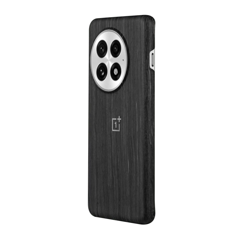 OnePlus 13 Wood Grain Magnetic Case, Wood Black