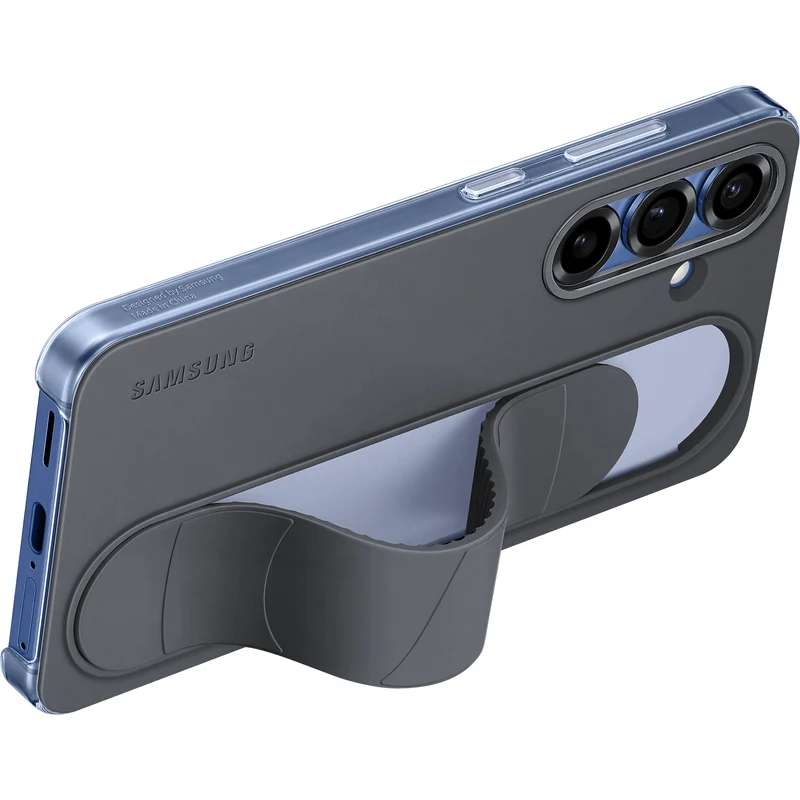 Samsung S25 Standing Grip Case Black/Blue