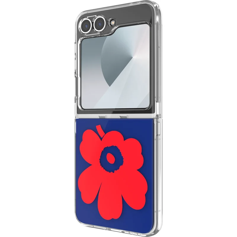 Samsung x Marimekko Dual Layer case for Galaxy Z Flip6, Navy/Red