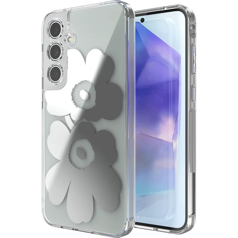 Samsung x Marimekko Dual Layer case for Galaxy A55, Grey/Silver