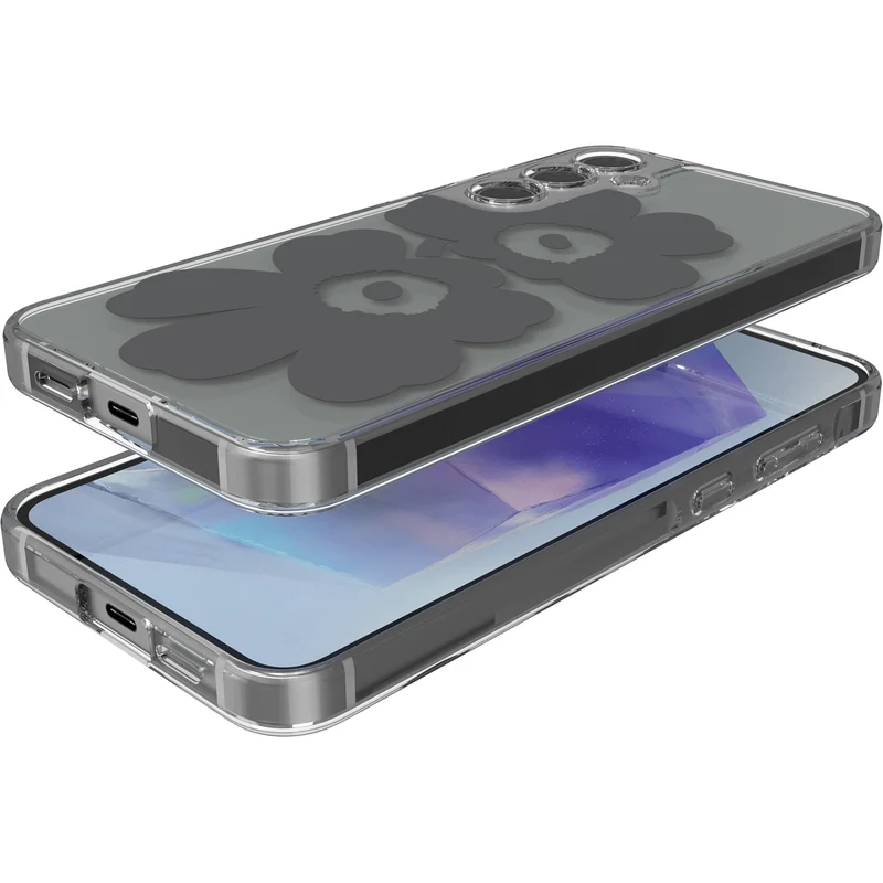 Samsung x Marimekko Dual Layer case for Galaxy A55, Grey/Silver
