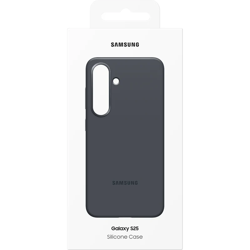 Samsung S25 Silicone Case, Black