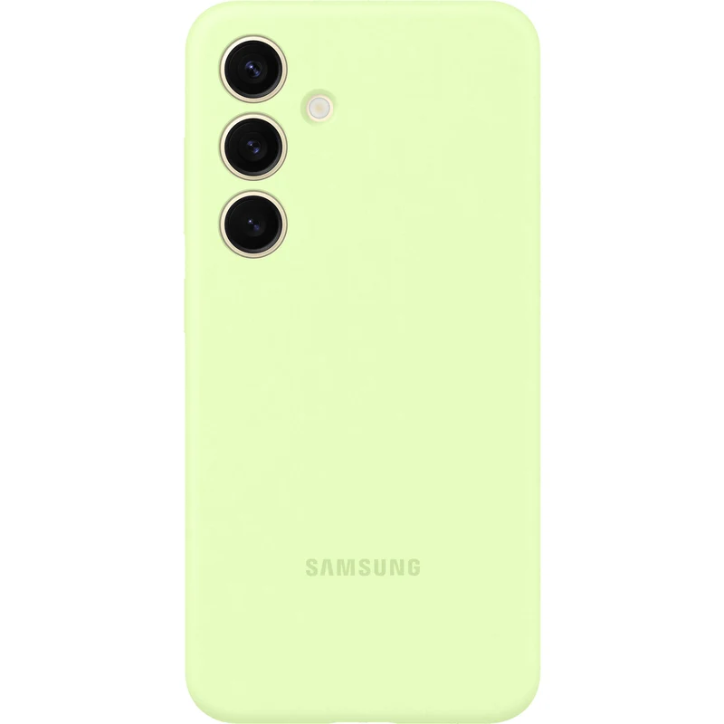 Samsung Galaxy S24 5G Silicone Case, Light Green