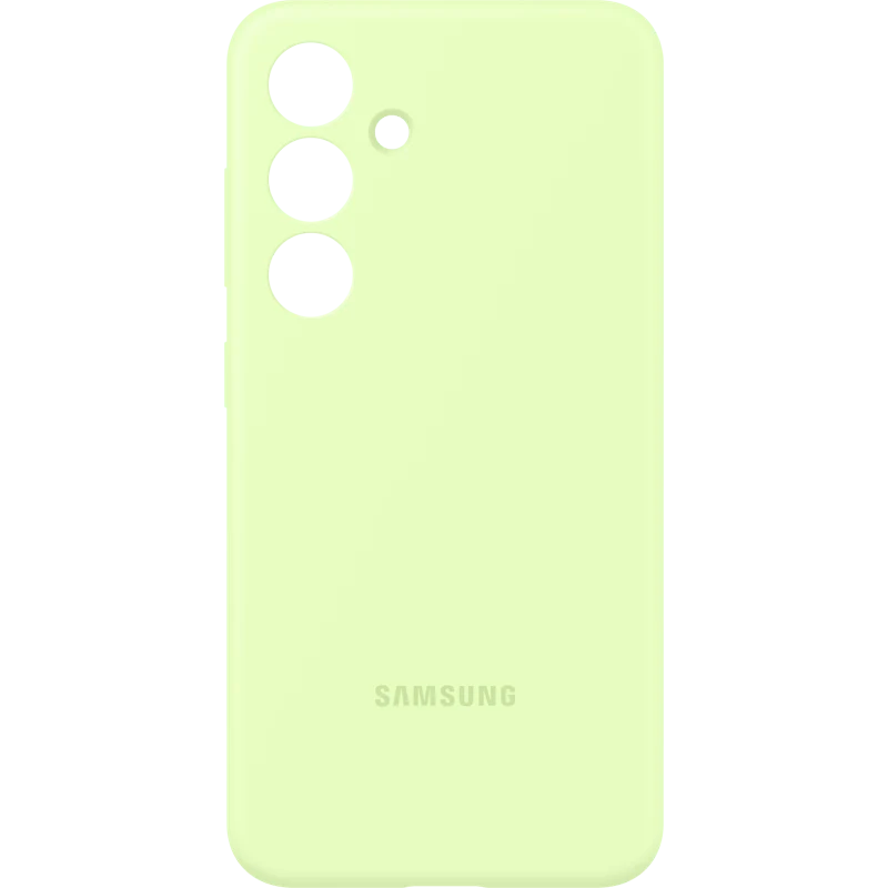Samsung Galaxy S24 5G Silicone Case, Light Green